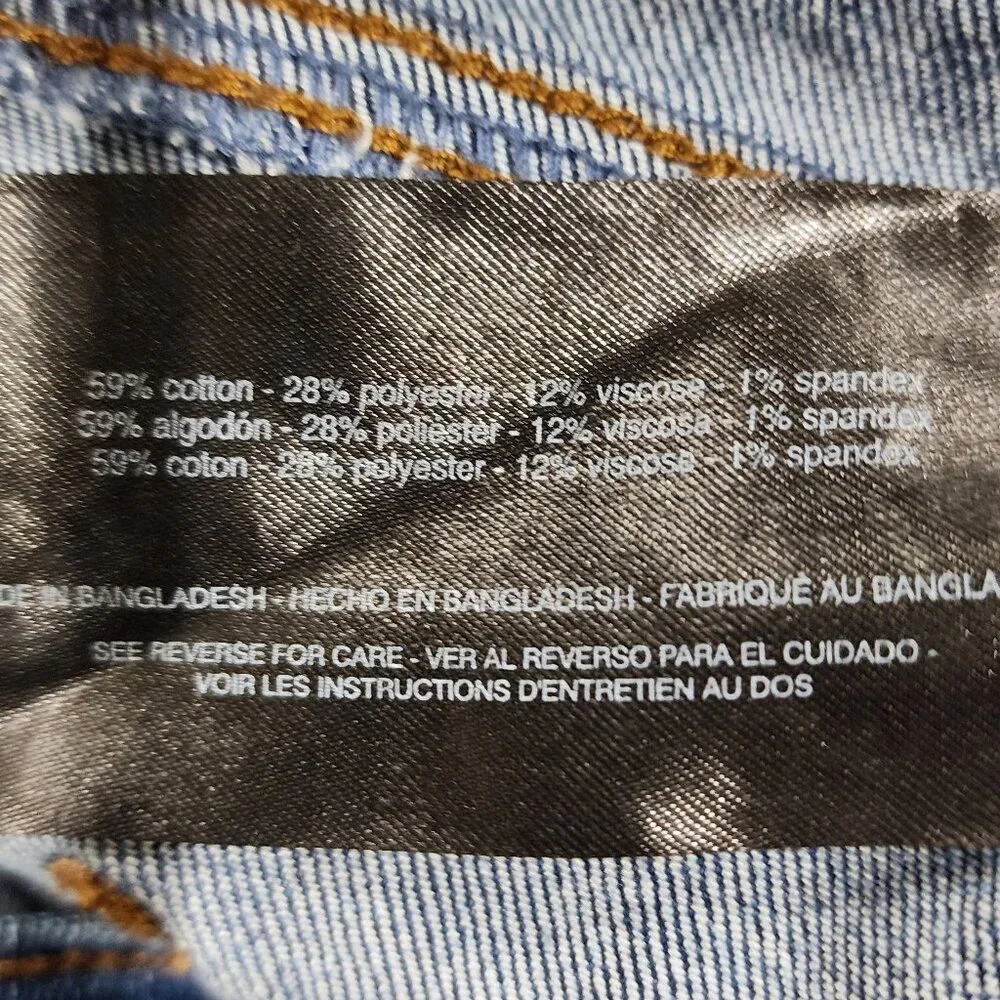NEW W/OUT TAGS-GLORIA VANDERBILT DENIM SKIRT-ALL-AROUND SLIMMING EFFECT-SIZE 12 - Picture 4 of 4